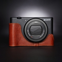 TP original leather SONY SONY ZV1 camera bag black card ZV-1 leather case protective cover handle handmade cowhide