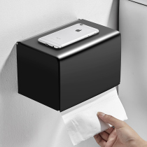 Stainless steel toilet paper towels box free of punch waterproof bathroom toilet pumping paper roll paper Home wall-mounted paper towels