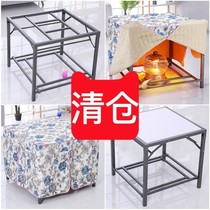 Grill table Multi-functional folding winter square with new heating table Stainless steel cover Skystove Home