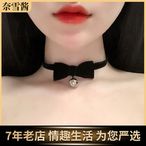 Nai Snow Sauce: sex accessories cute cat little bell neck ring girl bow jewelry toy collar