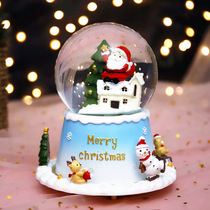 Christmas Gift Crystal Ball Music Box Merry-go-round Music Box Little girl Virgin Birthday Sky City