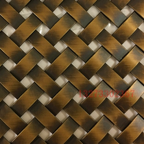 Metal partition screen mesh Ceiling mesh Steel wire mesh Curtain wall curtain mesh woven decorative mesh Image wall background grid