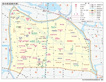  Yuecheng Fushan STREET MAP(SINGLE-sided waterproof version 66 by 86CM) Yuecheng Fushan STREET MAP