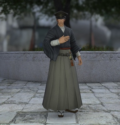 taobao agent [Yifangge] Custom!Final fantasy FF14 Oriental Student Set Dazheng Men's Kimono COS men's clothing