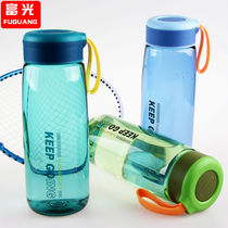 Fugang water cup large capacity Cup female cute portable outdoor sports men anti-fall trend simple space plastic cup