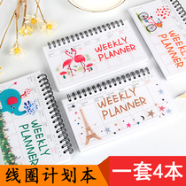 4 this coil installation plan this daily schedule schedule this student time management schedule plan this 100-day efficiency manual itinerary personal day important punch calendar notepad