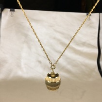 Original used good products Swiss frowa gold wine barrel necklace pocket watch goddess gift fashion accessories