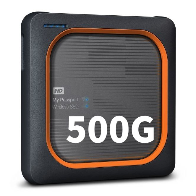 WD western data My Passport Wireless SSD 500G wireless WiFi solid state hard disk 500GB