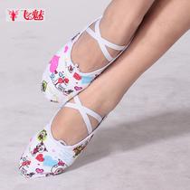 Flying charm belly dance shoes belly dance soft shoes practice shoes card children cartoon dance shoes children practice shoes fashion