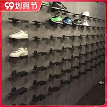 Upper Wall shoe support display rack can be placed with tag metal shoe rack sports casual shoes shelf shoe store Special