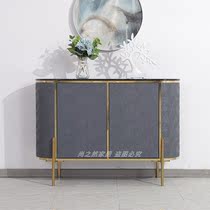 Simple modern light luxury porch cabinet into the house hall cabinet partition cabinet computer carving art hall shoe cabinet one