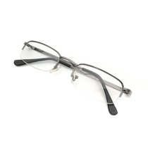 Small man half-frame hanging silk flat light glasses without degree of wind-proof sand decoration Sven flat lens lens is very small