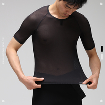 GRC Endless Riding Suit Seamless Press Glue Quick Dry Short Sleeve Solid Structure Bike Riding Undershirt Man