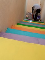 Floor paint floor paint cement ground paint home wear-resistant indoor outdoor steps stairs renovation color paint