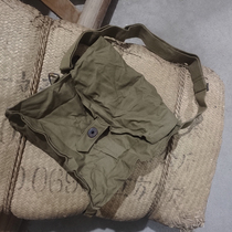 Old goods 1959 64 Canvas Anti-Poison Kit Bag with MF1 Anti-gas mask Full cover Earth Yellow Schoolbags