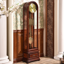 German Hermler mechanical floor clock European living room clock vertical clock Villa American style retro pendulum clock