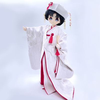 taobao agent OB22/24 small cloth Azone BJD6 points P20 baby jacket Japanese wedding white non -dirty flower wedding