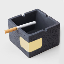 Nordic style simple cement ashtray fashion household living room creative personality office desktop ashtray