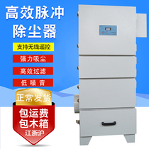 Industrial stand-alone mobile pulse bag filter silent filter cartridge equipment Central dust removal woodworking dust vacuum cleaner