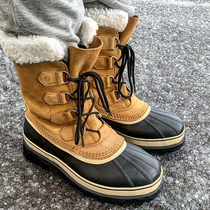 Export to Russia orders Mens cold-resistant warm waterproof comfortable outdoor wild winter cotton boots Cotton shoes Snow boots