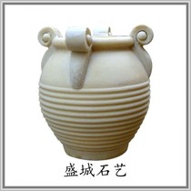 European sandstone flowerpot small pottery pot sandstone relief garden landscape sculpture so glass fiber reinforced plastic painting sculpture