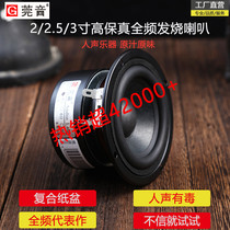Guanyin 2 inch 2 5 inch 3 inch Full Frequency Horn fever three inch horn double magnetic midrange car modified audio Horn