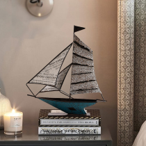  Creative sailing model Smooth sailing Home living room decoration decoration Wine cabinet Entrance bookshelf Desktop knickknacks