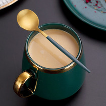 Coffee spoon Mixing spoon Short handle cute ice cream dessert spoon ins watermelon spoon Exquisite mini cup spoon