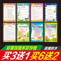 Phonetic Alphabet Epigraph Wall Sticker First Grade Kindergarten Teaching Materials Wallchart Sound Mother Rhymes full set of parquet-reading training