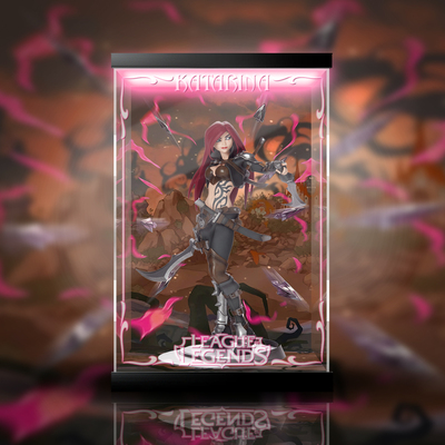 taobao agent 【Move】LOL Scarlet Blade ominous Blade Katartina Hands Dedicated Display Box