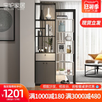 Entry foyer cabinet Simple small household partition cabinet Living room storage entrance screen Modern door cabinet can be customized