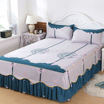 Limited time clearance non-slip Korean bed skirt bedspread single piece Simmons protective cover sheet does not play
