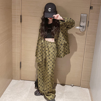 Walk Show Boomer Girls Children Street Dance Fashion Jazz Dance Costumes Play Out The Awesome Ttai Suits Suit Spring Autumn