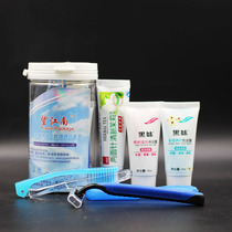 Wash suit six-piece set (CANs) hotel disposable dental toothbrush travel set Wangjiangnan