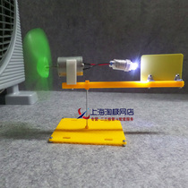 The micro wind turbine model can rotate with the wind and small assembly to assemble science and education educational toys ~