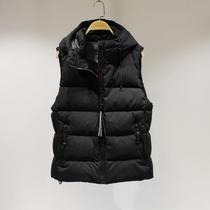 Export Korea high-end thick duck down warm stand neck hooded men and women couples down vest vest waistcoat