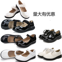 Childrens chorus performance leather shoes primary and secondary school students singing competition shoes mens and womens leather shoes performance artificial leather