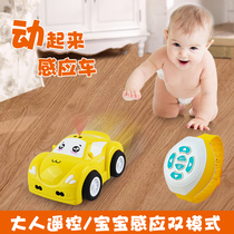 Shake sound net red toy smart induction charging dynamic follow somatosensory watch Baby children remote control car girl version