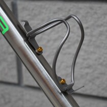 Taiwan Boutique Ultralight Bike Mountain Bike Mountain Bike Folding Car Titanium Alloy Kettle Rack 24 gr Hollow Titanium Pipe