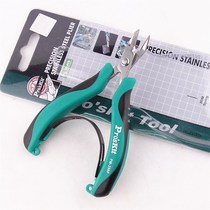 Taiwan Baogong PM-396F stainless steel diagonal pliers inclined nose pliers imported electronic cutting pliers offset pliers