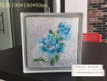New product release painted brick glass brick background wall TV background wall sanitary partition wall