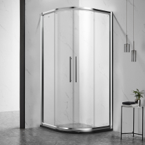 FRAE Phillips high-end shower room overall partition one-word square fan-shaped swing door custom bath room