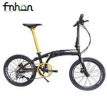 Fnhon popular 20 inch DG VG2018 dolphin folding car aluminum alloy pedal frame 9 10 speed bicycle men and women