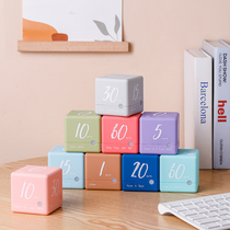 Rubiks Cube Automatic Timer Time Manager Kitchen Baking Learning Flat-up Fitness Exercise Alarm Clock to improve efficiency