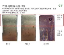 Water-based nickel sealant sealing passivation anti-rust protection electroplating nickel instead of oil seal Salt spray blue dot experiment