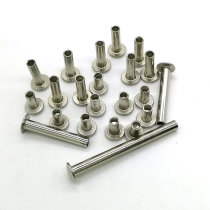 Large flat head semi-hollow iron rivet M2M2 5M3 flanged rivet hollow rivet hollow rivet