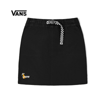 Vans official black fun pattern womens skirt artist collaboration