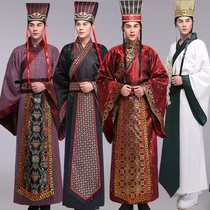Hanfu jacket Mens modified ancient costume costume Han Dynasty three emperors and princes ancient costume Drama film and television performance costume