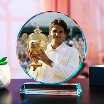 Tennis event commemorative poster Federer Djokovic Nadrs surrounding personalized custom Photo Creativity