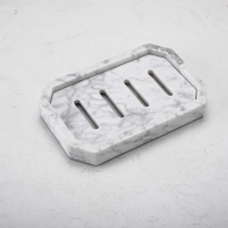 Nordic light luxury natural marble soap box hotel home wedding soap dish soap dish hand soap box drain